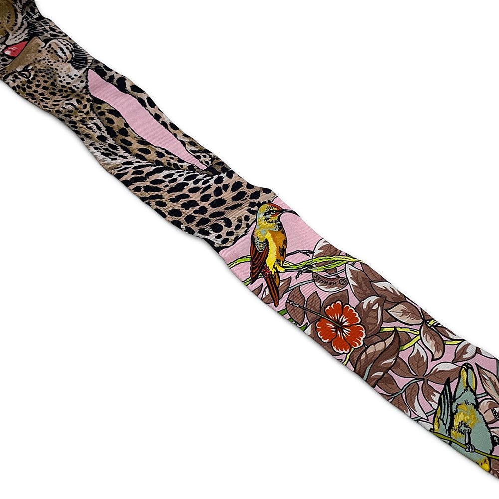 Hermes Scarf Twilly Jungle Love Silk Spring Summer — view 6
