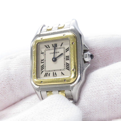 Cartier Panthere 2 Row SM Watch Ivory Dial Quartz Vintage — view 4
