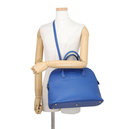Hermes Bolide 35 Blue Gold Ardennes 2-Way Shoulder Bag — view 5