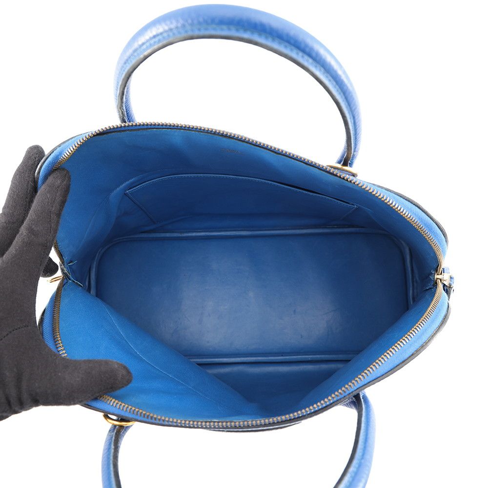 Hermes Bolide 35 Blue Gold Ardennes 2-Way Shoulder Bag — view 6
