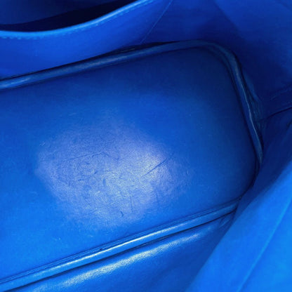 Hermes Bolide 35 Blue Gold Ardennes 2-Way Shoulder Bag — view 8