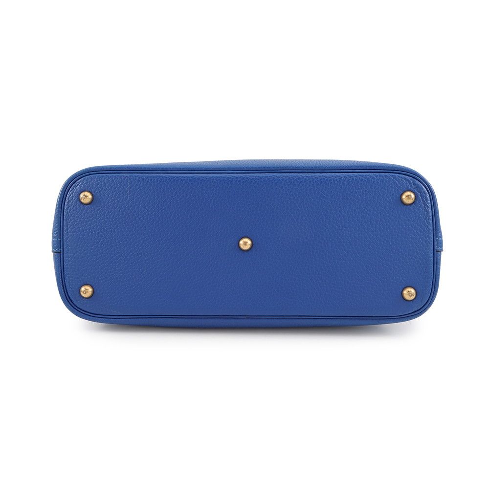 Hermes Bolide 35 Blue Gold Ardennes 2-Way Shoulder Bag — view 3