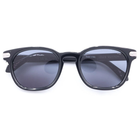 Louis Vuitton LV Signature Square Round Sunglasses Eyewear Black