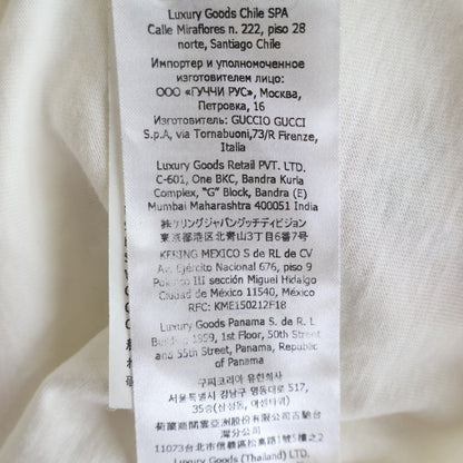 Gucci Interlocking G Web Cotton Jersey Mini Short Sleeve T-Shirt White — view 8