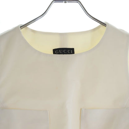 Gucci White Silk Crop — view 3