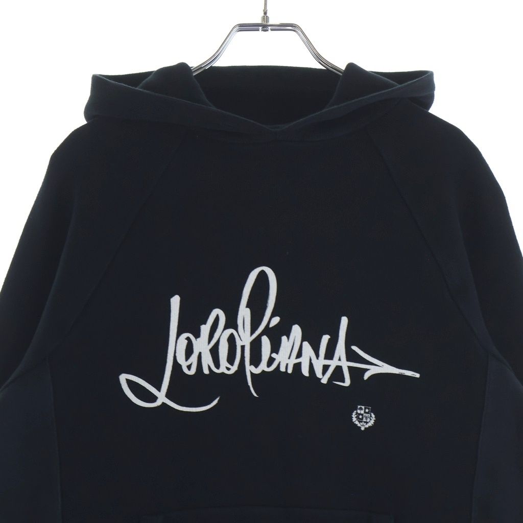 Loro Piana Hiroshi Fujiwara Hoodie Pullover Sweatshirt Black — view 3