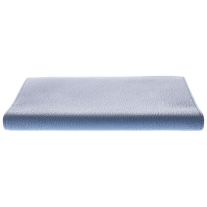 Hermes Agenda Vision 2 Blue Agate Chevre Mysore Leather Notebook Cover Silver — view 3