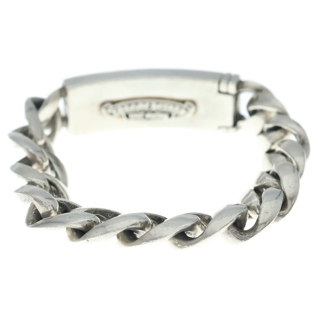 Chrome Hearts ID Floral Cross ID Classic Link Bracelet 13 Silver — view 2