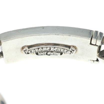 Chrome Hearts ID Floral Cross ID Classic Link Bracelet 13 Silver — view 5