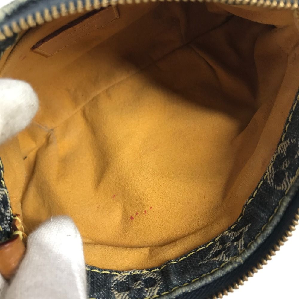 Louis Vuitton Pouch Trousse Raye Monogram Denim Blue — view 2