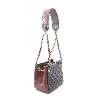 Chanel Shoulder Bag Quilted Small Black Ladiesskin — view 2
