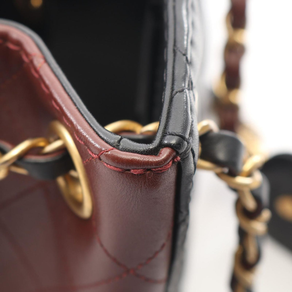 Chanel Shoulder Bag Quilted Small Black Ladiesskin — view 6