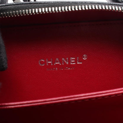 Chanel Shoulder Bag Small Vanity 2-Way Black Leather CC Filigree — view 4
