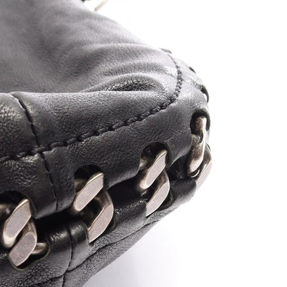 Chanel Shoulder Bag Hobo Black Leather — view 8