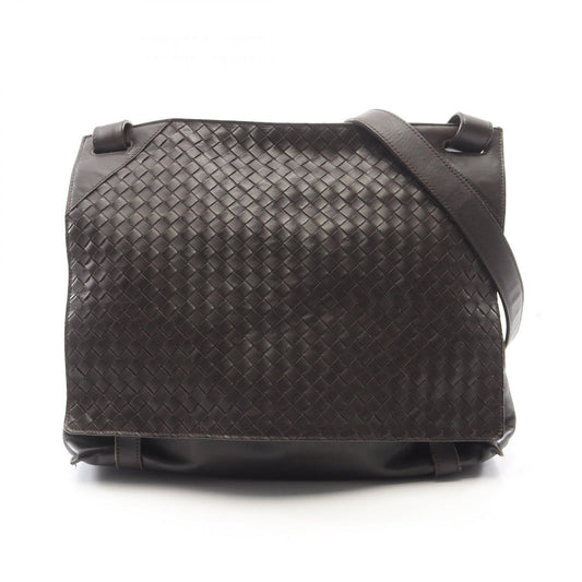 Bottega Veneta Shoulder Bag Intretchart Brown Leather