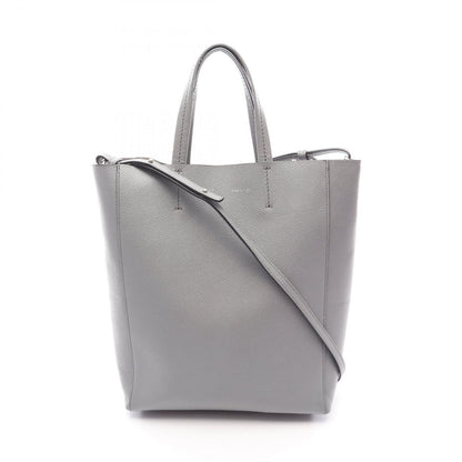 Celine Handbag Vertical Cover Small 2-Way Gray Leather