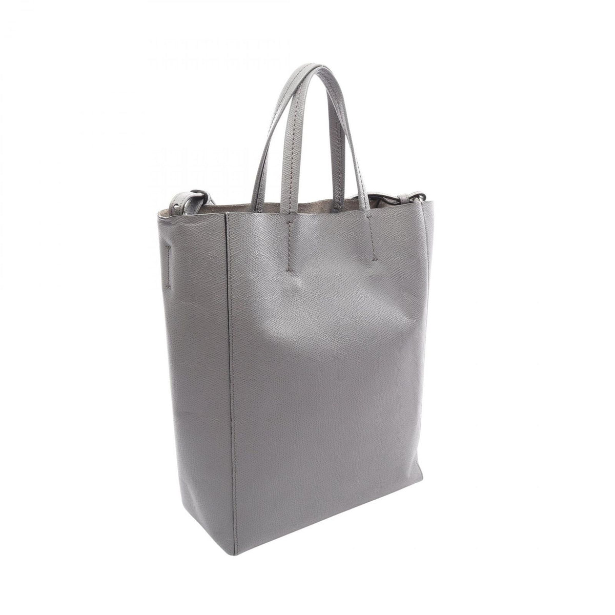 Celine Handbag Vertical Cover Small 2-Way Gray Leather — view 2