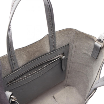 Celine Handbag Vertical Cover Small 2-Way Gray Leather — view 8