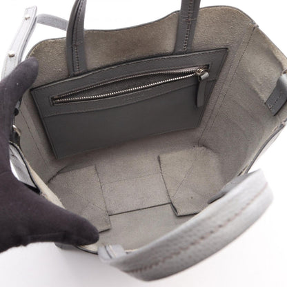 Celine Handbag Vertical Cover Small 2-Way Gray Leather — view 3