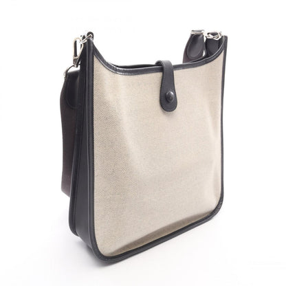 Hermes Shoulder Bag Evelyne 1 an PM Ecru Ardoise Calfskin 1 PM — view 2