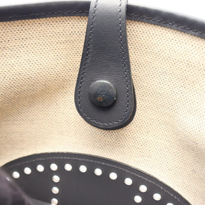 Hermes Shoulder Bag Evelyne 1 an PM Ecru Ardoise Calfskin 1 PM — view 8