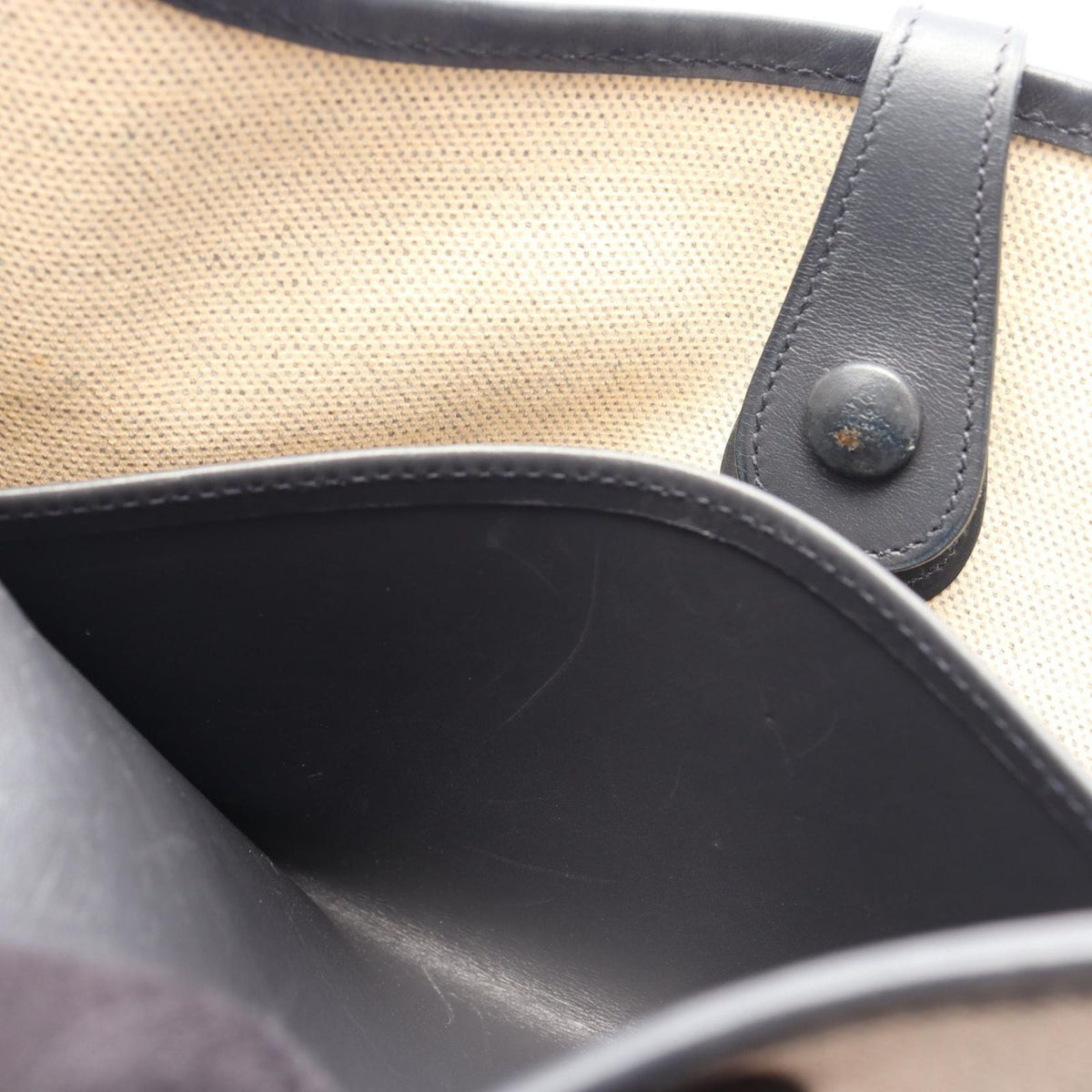 Hermes Shoulder Bag Evelyne 1 an PM Ecru Ardoise Calfskin 1 PM — view 7