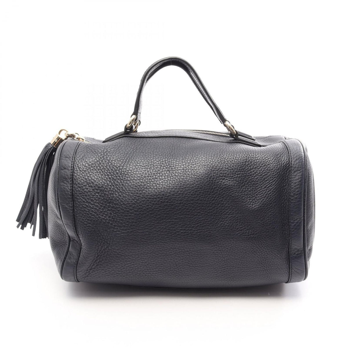 Gucci Tote Soho Cellarius Navy Leather Interlocking G Mini Boston Bag