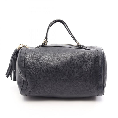 Gucci Tote Soho Cellarius Navy Leather Interlocking G Mini Boston Bag