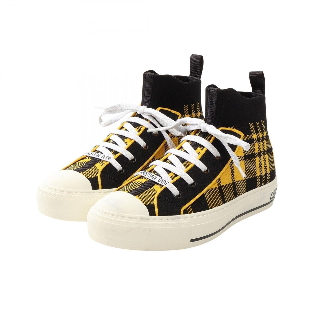 Dior Sneakers Walk'n'Dior High Top Check Fabric