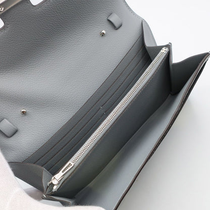 Hermes Heaven Constance To Go Gris Pantin Silver Wallet Pouch Evercolor Leather — view 7