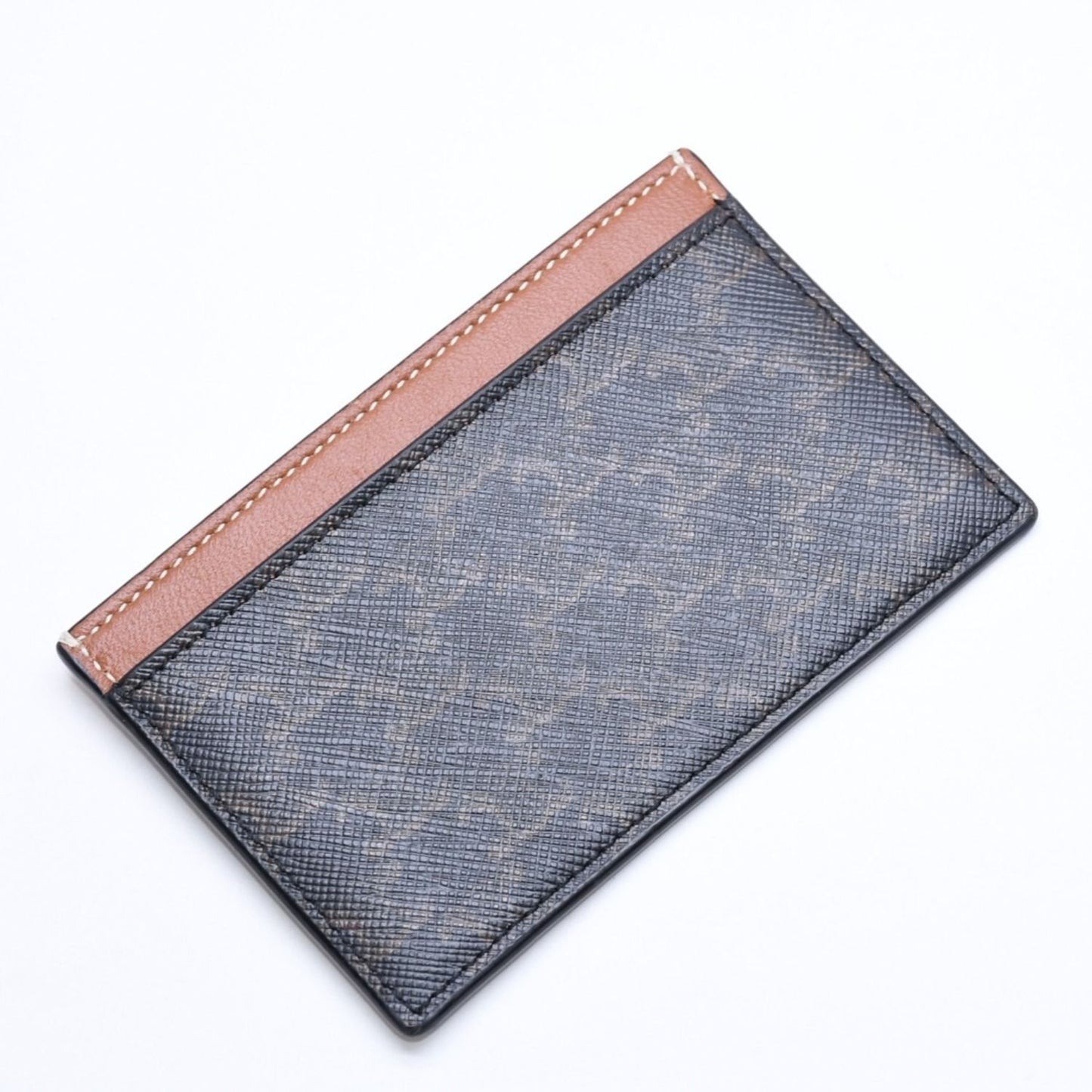 Celine Card Case Triomphe Canvas Brown Black — view 4