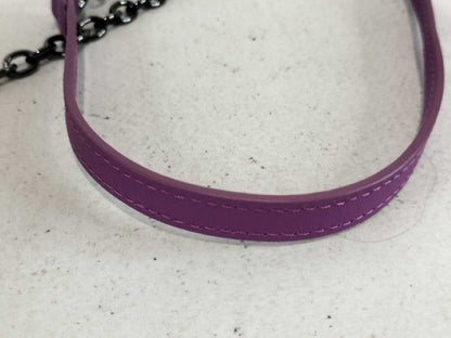 Max Mara Maxmara Weekend Shoulder Bag Pasticino Purple Cotton Chain — view 4