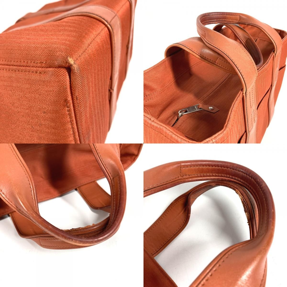 Hermes Handbag Acapulco PM Cotton Orange — view 8