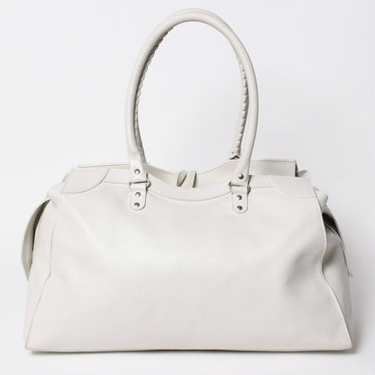 Balenciaga Neo Classic Large Top Handle Boston Bag White Ivory — view 2