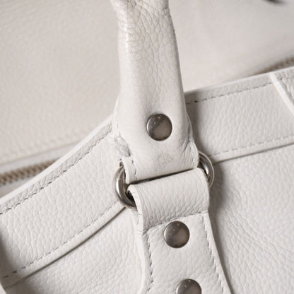 Balenciaga Neo Classic Large Top Handle Boston Bag White Ivory — view 6