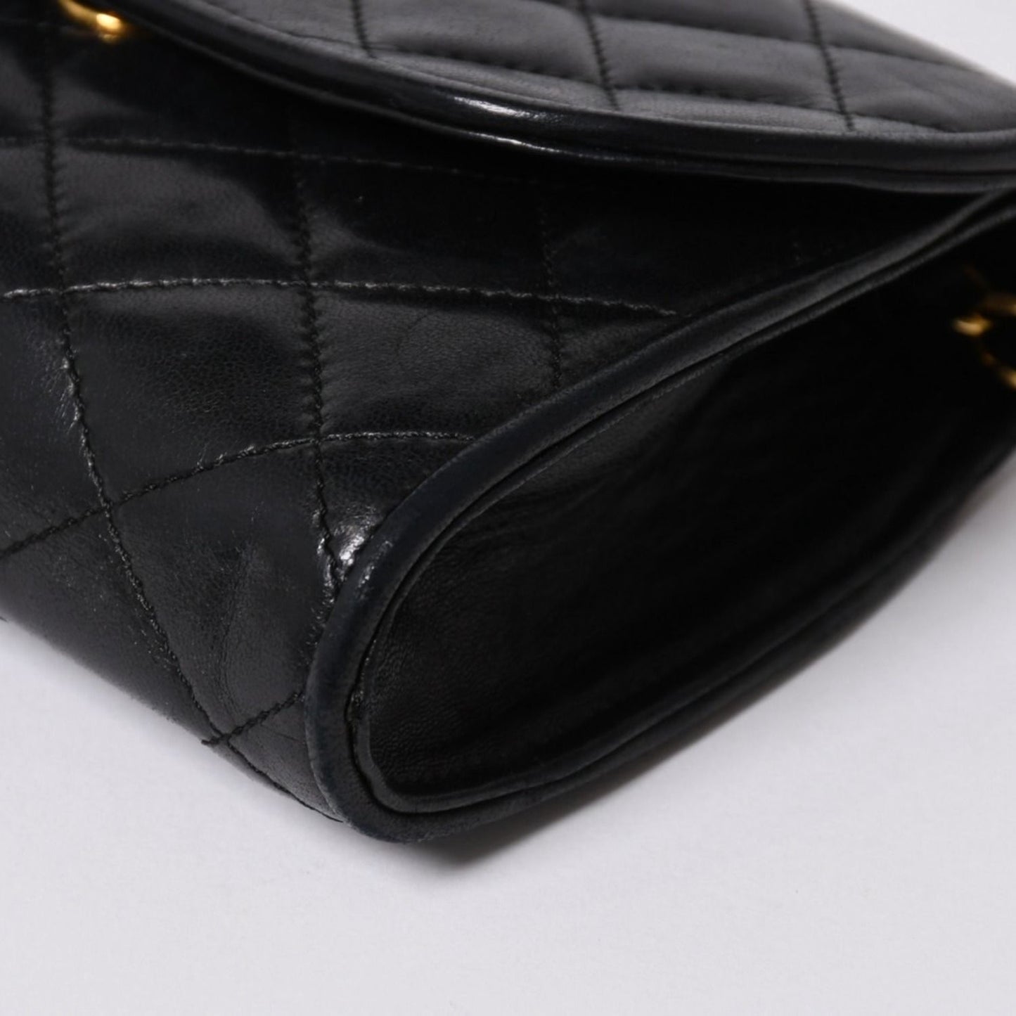 Chanel Mini Quilted S Flap S Chain Shoulder Bag Limited Edition CC Logo — view 8