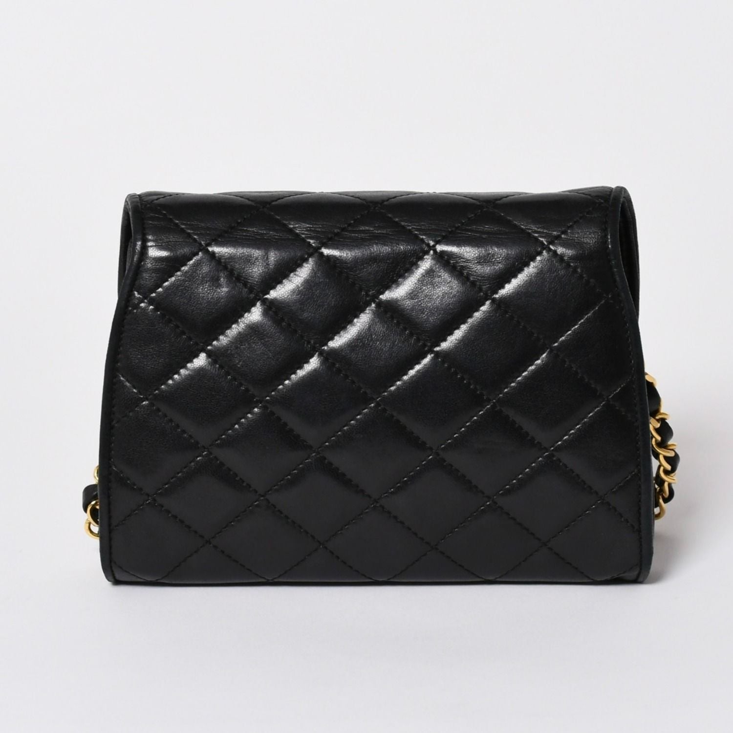 Chanel Mini Quilted S Flap S Chain Shoulder Bag Limited Edition CC Logo — view 2