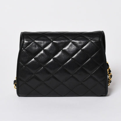 Chanel Mini Quilted S Flap S Chain Shoulder Bag Limited Edition CC Logo — view 2