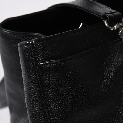 Chanel Executive Tote Bag Medium CC Logo Caviar Leather Black — view 8