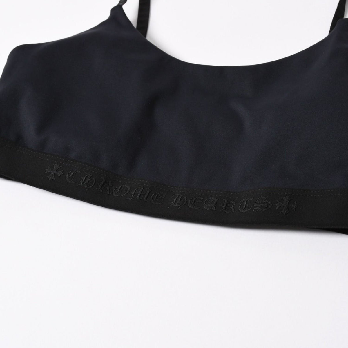 Chrome Hearts Camisole Bra Top Nylon Polyurethane Black S — view 6