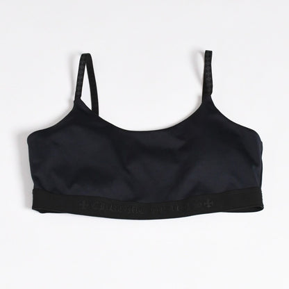 Chrome Hearts Camisole Bra Top Nylon Polyurethane Black S