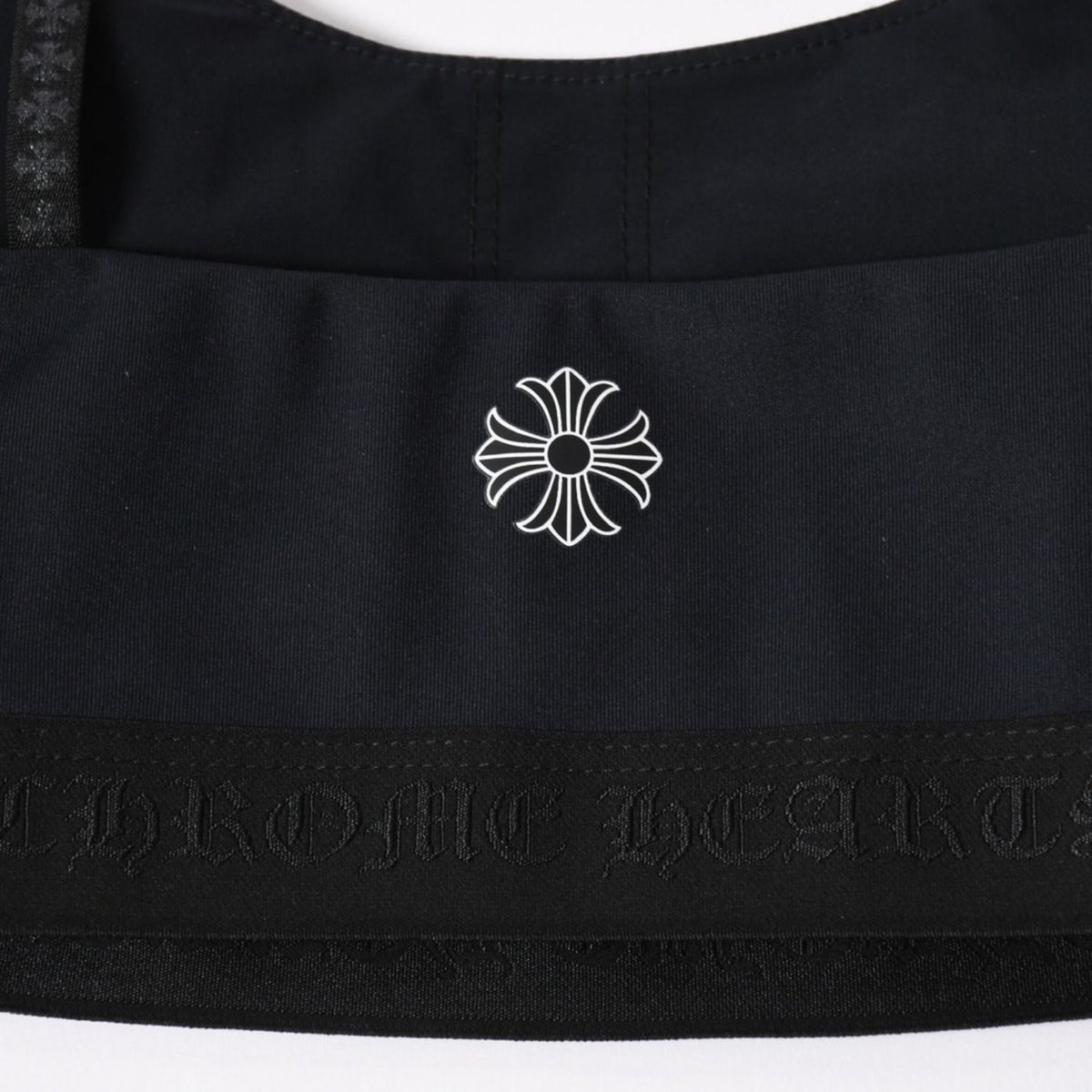 Chrome Hearts Camisole Bra Top Nylon Polyurethane Black S — view 4