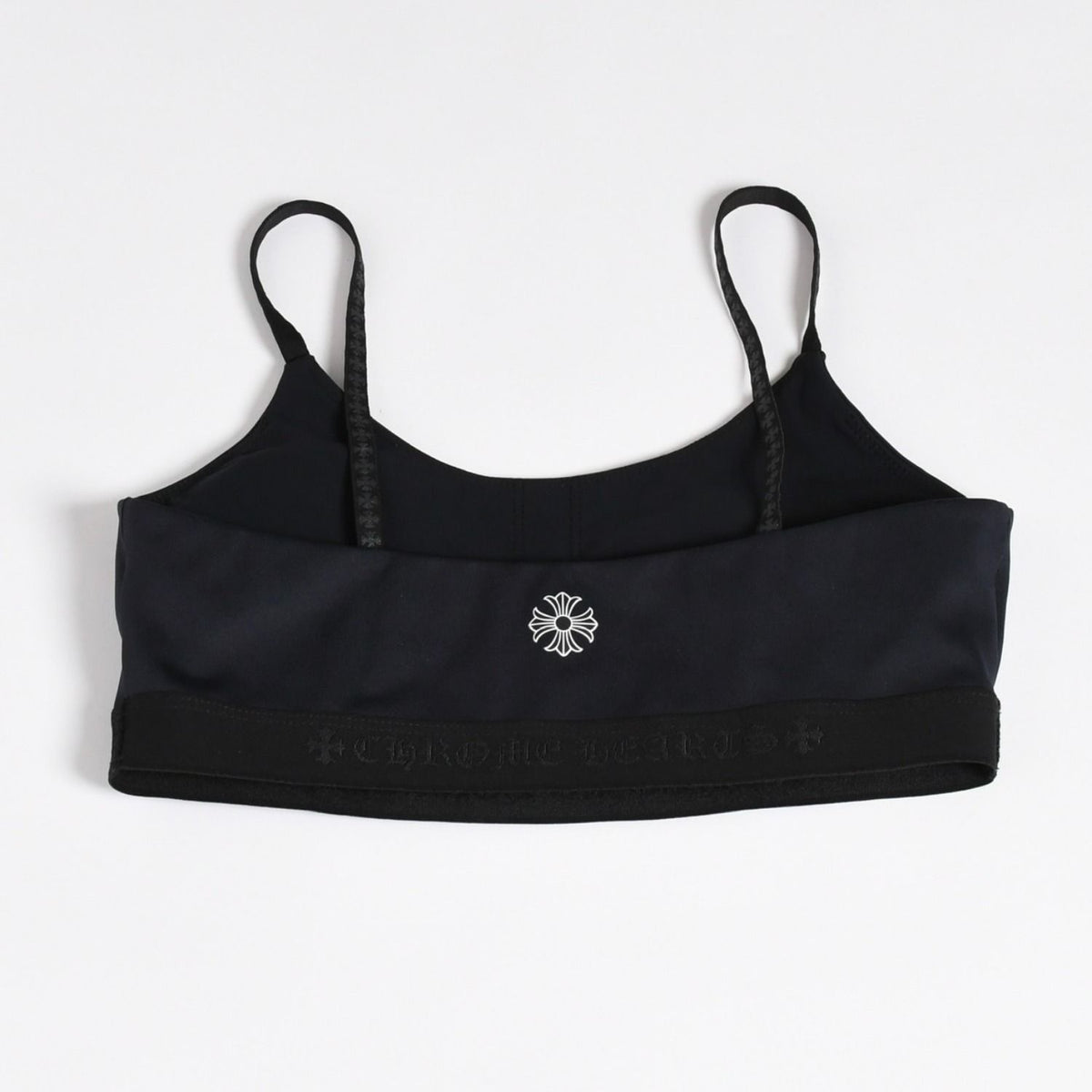 Chrome Hearts Camisole Bra Top Nylon Polyurethane Black S — view 2