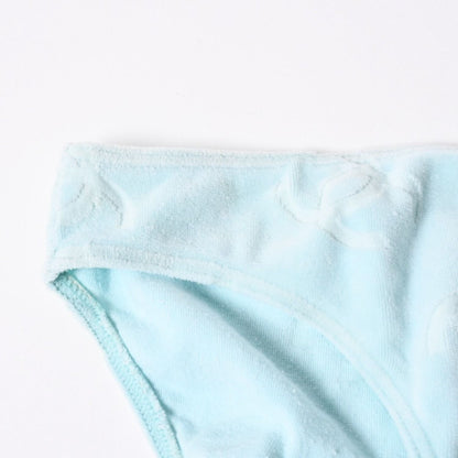 Chanel Vintage Swimwear Bikini Separate Set CC Logo Light Blue 4 40 — view 7