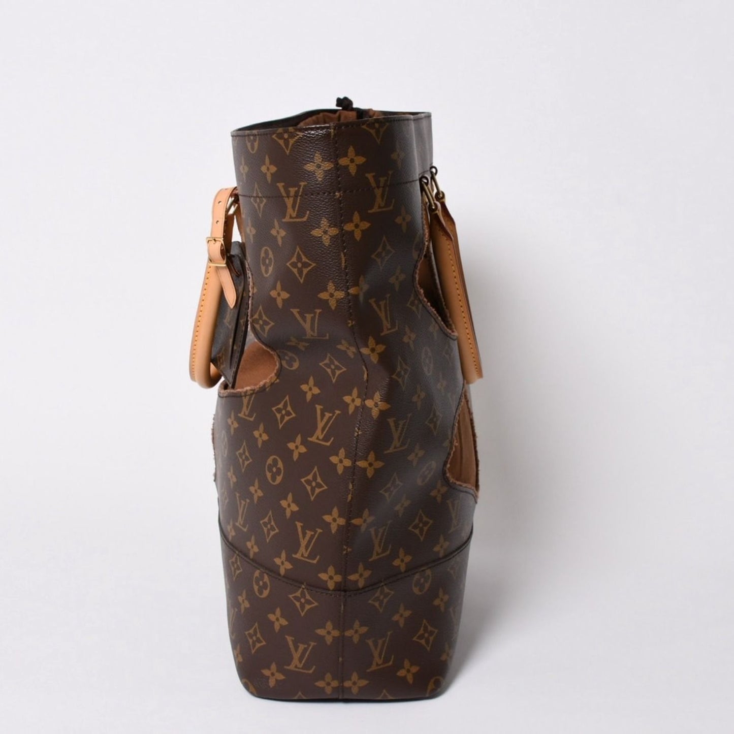 Louis Vuitton with Holes Tote Bag Comme Des Garcons Rei Kawakubo Gold — view 4