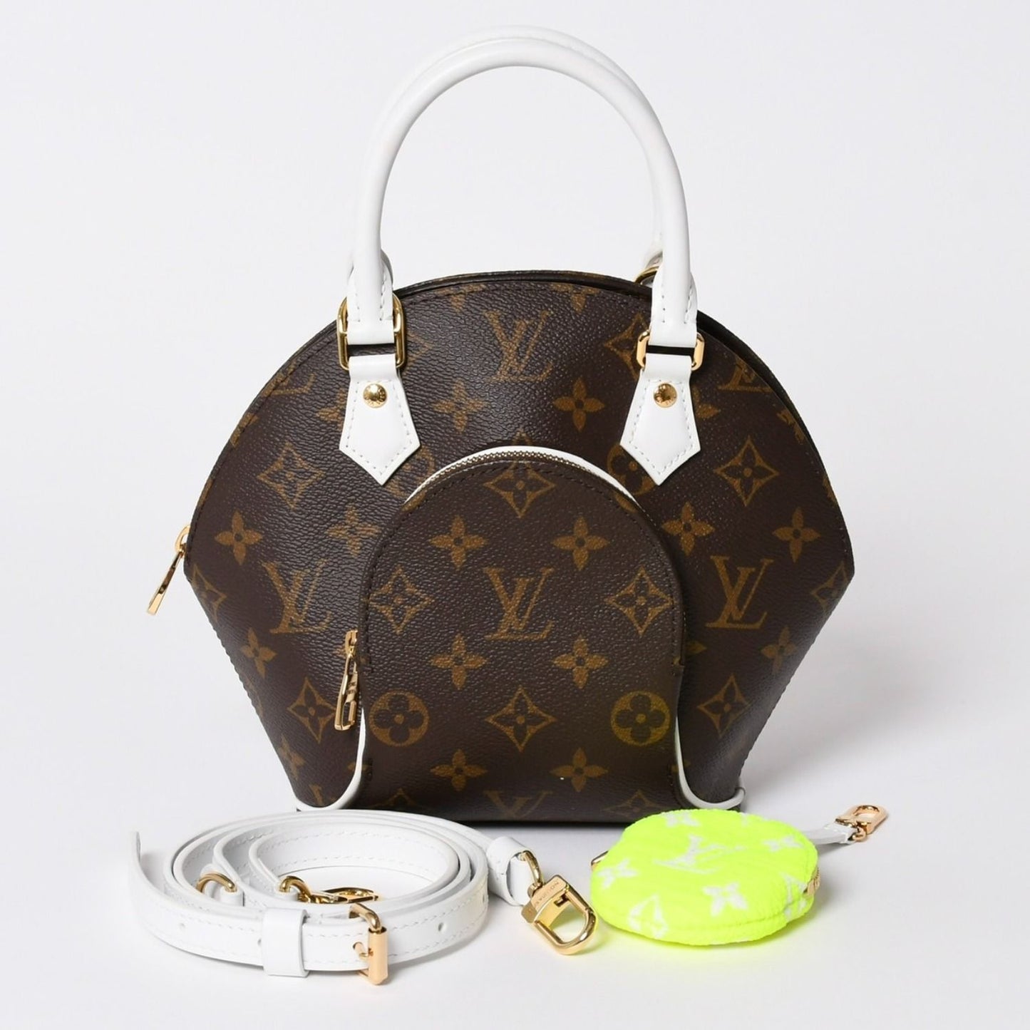 Louis Vuitton Ellipse BB 2-Way Bag Monogram LV Match Collection Tennis Brown
