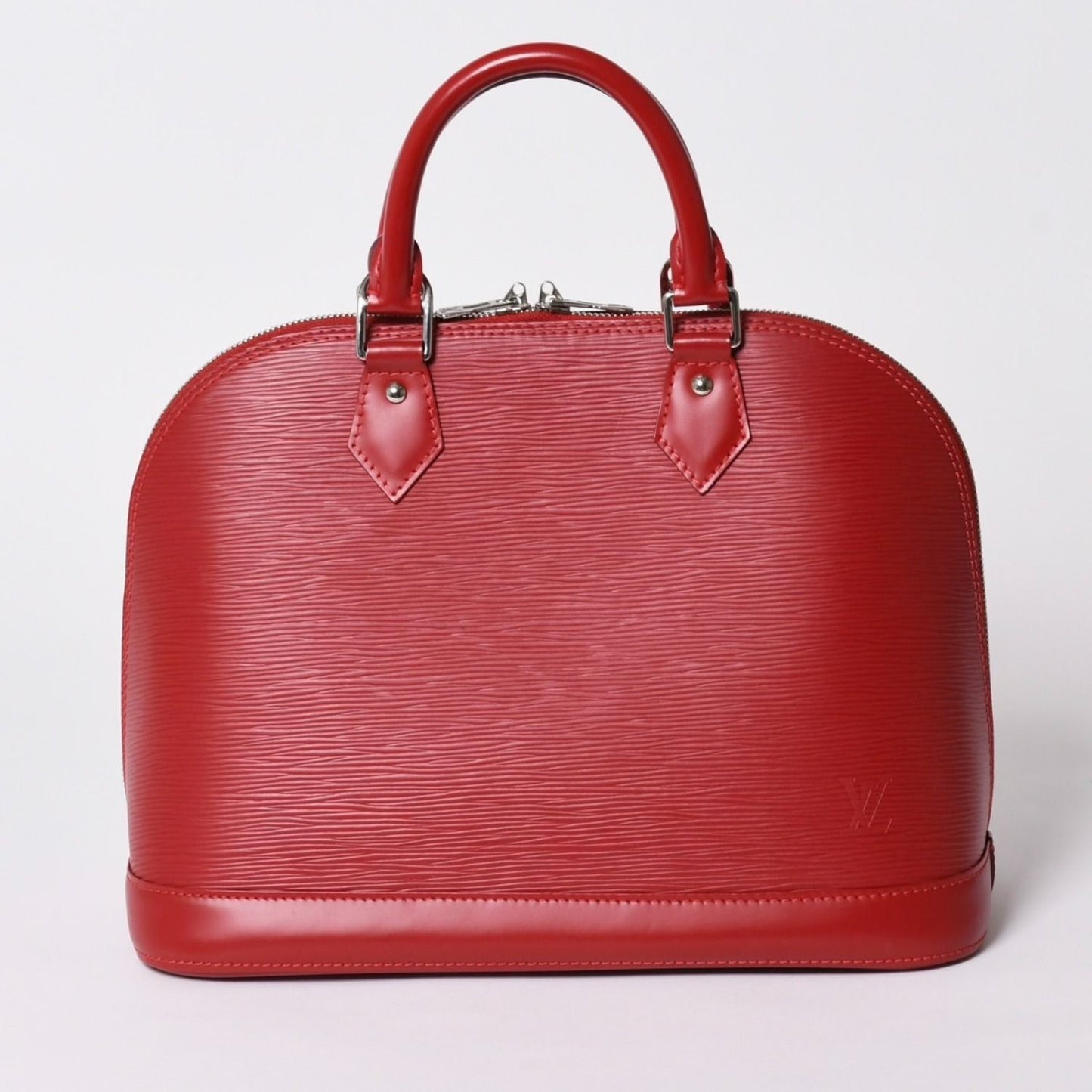 Louis Vuitton Handbag Epi Alma PM Bag Silver — view 2