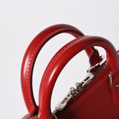 Louis Vuitton Handbag Epi Alma PM Bag Silver — view 6