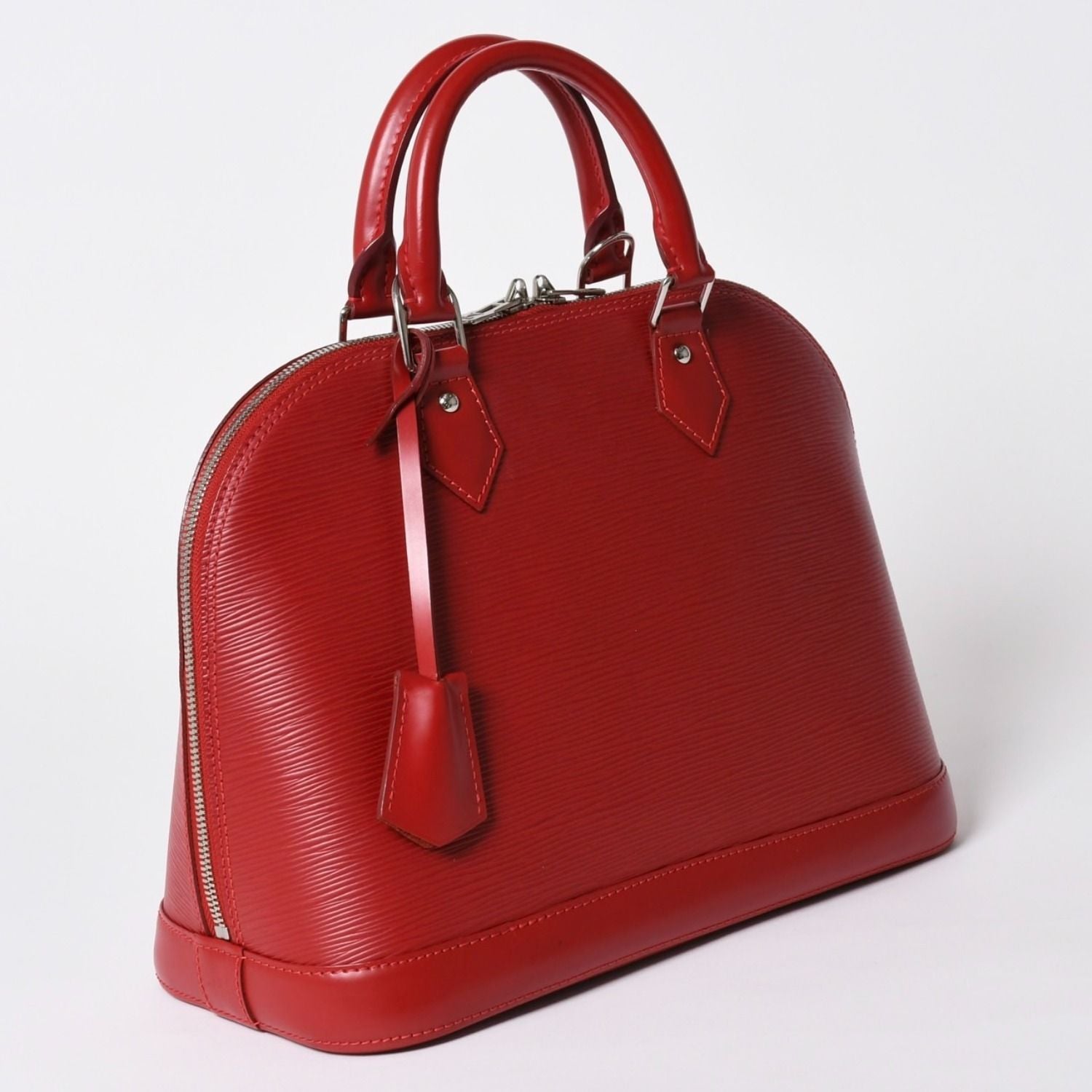 Louis Vuitton Handbag Epi Alma PM Bag Silver — view 3