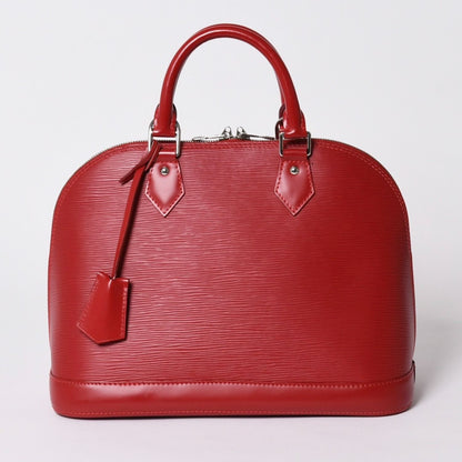 Louis Vuitton Handbag Epi Alma PM Bag Silver